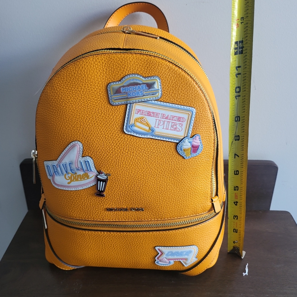 Brand New Official Michael Kors Backpack with Patches - Picture 7 of 9